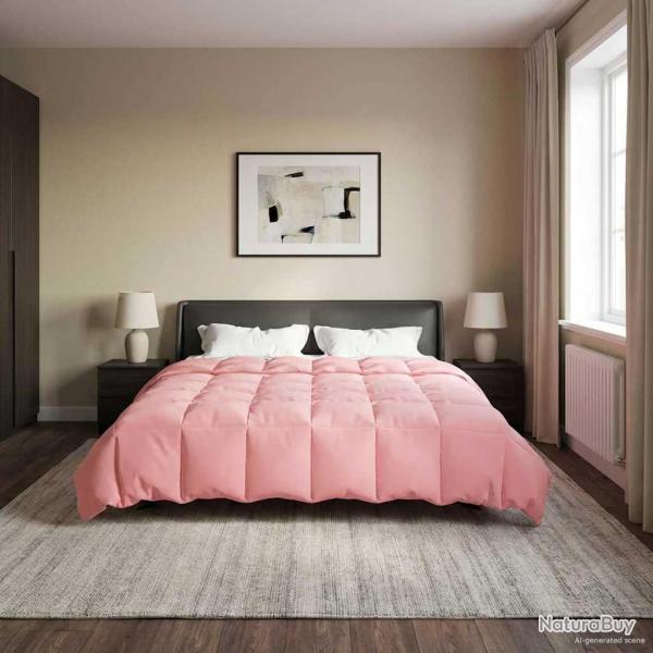 Duvet d'hiver Matelass� Rose 240 x 260 cm Microfibre