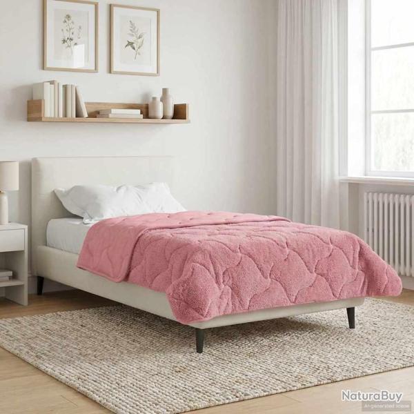 Duvet d'�t� simple Matelass� Rose 155 x 200 cm