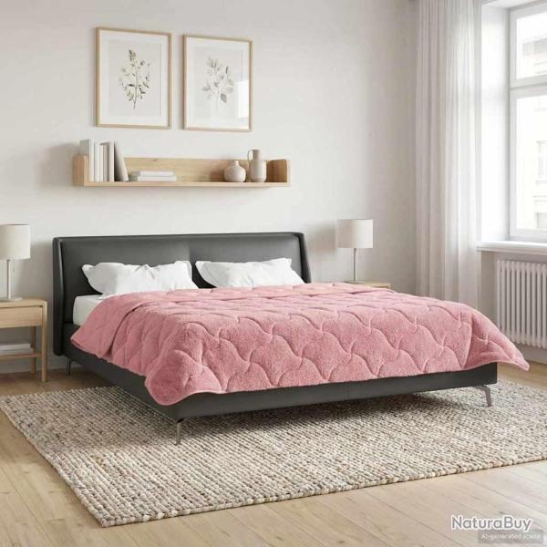 Duvet d'�t� simple Matelass� Rose 200 x 200 cm