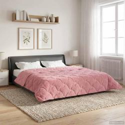 Duvet d'&eacute;t&eacute; simple Matelass&eacute; Rose 200 x 240 cm