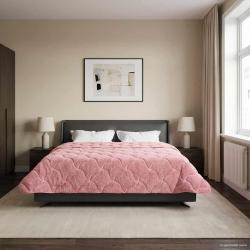 Duvet d'&eacute;t&eacute; simple Matelass&eacute; Rose 220 x 240 cm