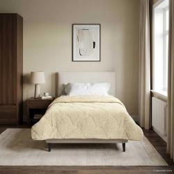 Duvet d'&eacute;t&eacute; simple Matelass&eacute; Cr&egrave;me 140 x 200 cm