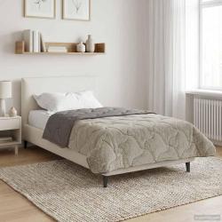 Duvet complet toute l'ann&eacute;e Matelass&eacute; Gris clair 140 x 220 cm