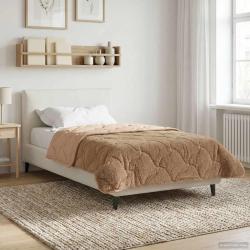 Duvet complet toute l'ann&eacute;e Matelass&eacute; Taupe 155 x 220 cm