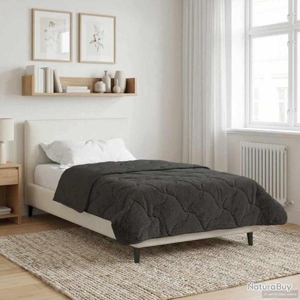 Duvet d'hiver Matelass� Anthracite 135 x 200 cm