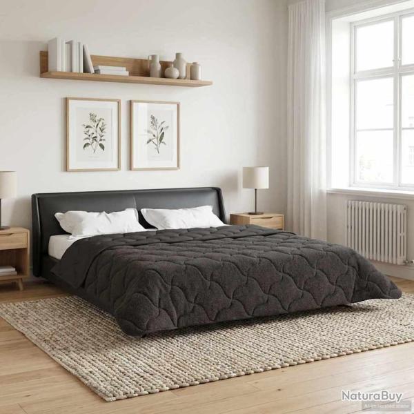 Duvet d'hiver Matelass� Anthracite 200 x 200 cm
