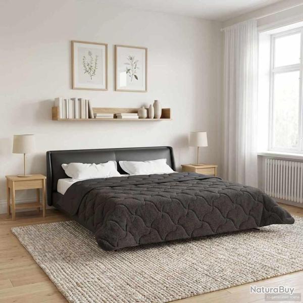 Duvet d'hiver Matelass� Anthracite 200 x 240 cm