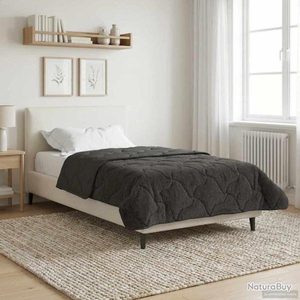Duvet d'hiver Matelass� Anthracite 155 x 220 cm