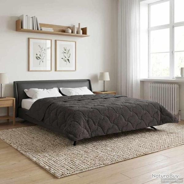 Duvet d'hiver Matelass� Anthracite 200 x 220 cm
