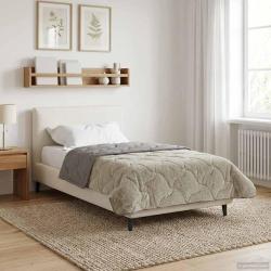 Duvet d'hiver Matelass&eacute; Gris clair 140 x 220 cm