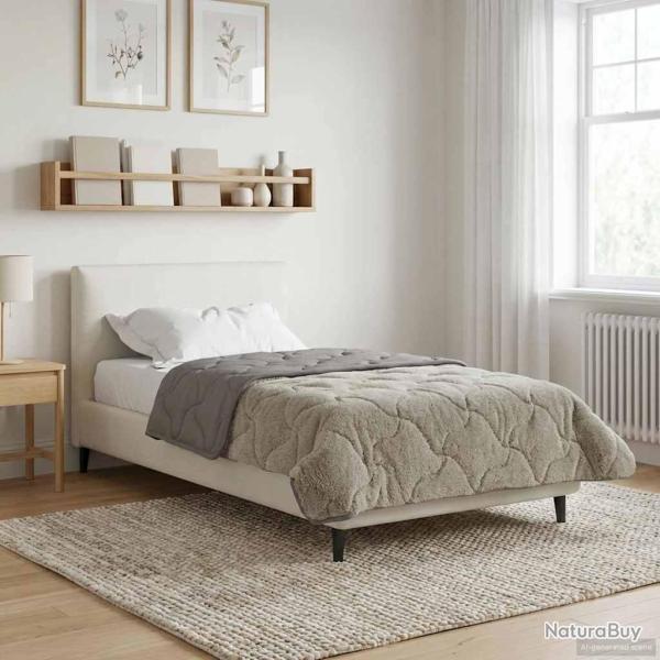 Duvet d'hiver Matelass� Gris clair 155 x 200 cm