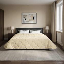 Duvet d'hiver Cr&egrave;me 200 x 220 cm Microfibre et polaire Teddy