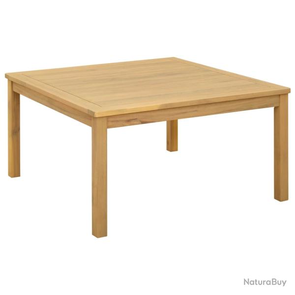 Table basse Acacia clair 85 x 85 x 45 cm Bois d'Acacia Massif