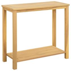 Table console de Acacia clair 80 x 35 x 75 cm