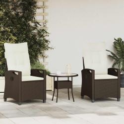 Chaise de 2 pcs Marron et Cr&egrave;me 56 x 60 x 112 cm