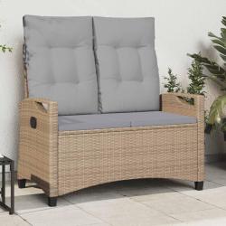 Banc de Beige et Gris clair 105 x 60 x 112 cm