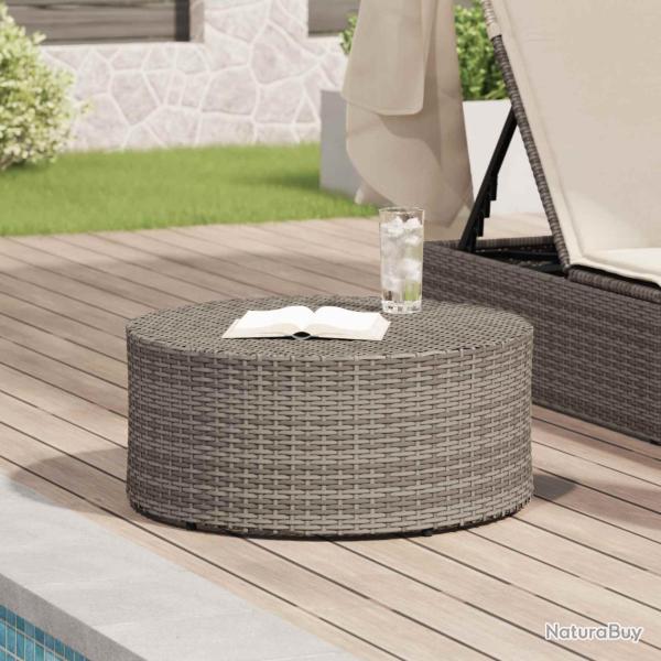Table Basse d'ext�rieur Gris � 68 x 30 cm polyrotin