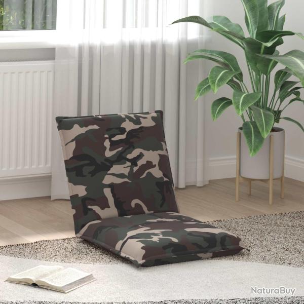 Fauteuil de sol ajustable Arm�e Tissu