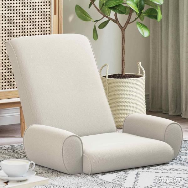 Fauteuil de sol ajustable Avoine Velours grain�