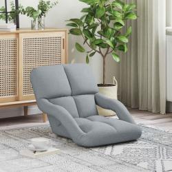 Chaise de sol r&eacute;glable avec accoudoir