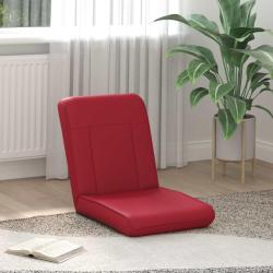 Fauteuil de sol ajustable Bordeaux Simili cuir