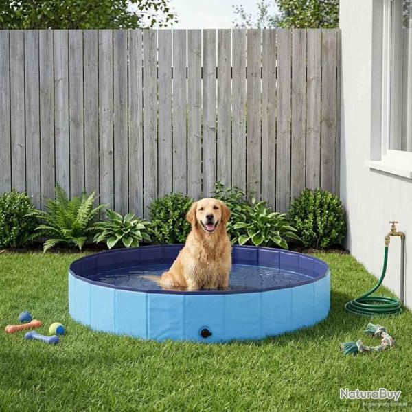 Piscine pour Chien Bleu �200 x 30 cm PVC �pais