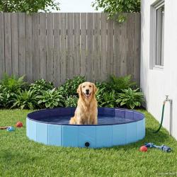 Piscine pour Chien Bleu &Oslash;300 x 38 cm PVC &eacute;pais