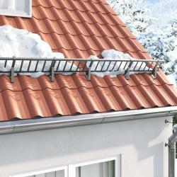 Support de Garde Neige 2 pcs Anthracite 29,5 x 3 x 34,5 cm