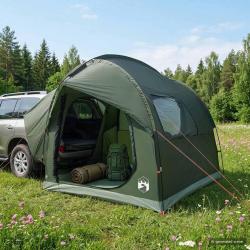 Tente de voiture avec toit Vert arm&eacute;e 239 x 210 x 210 cm