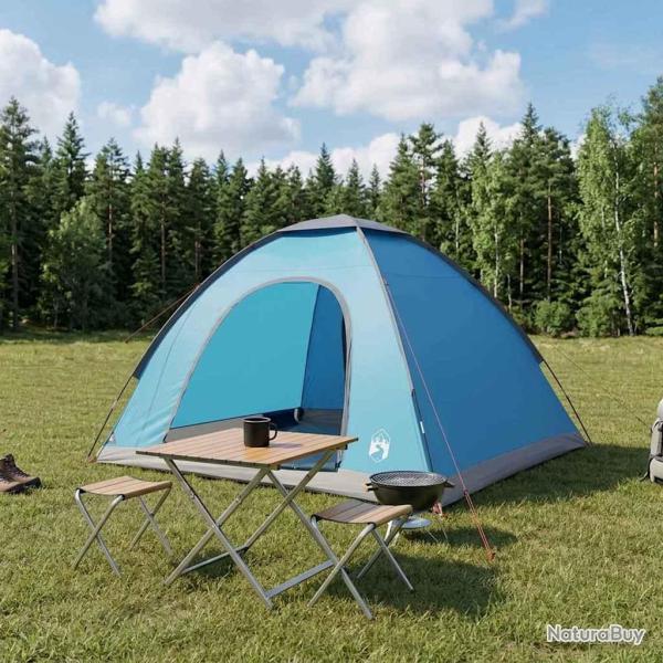 Tente de camping avec toit avec �vent Bleu 275 x 215 x 125 cm