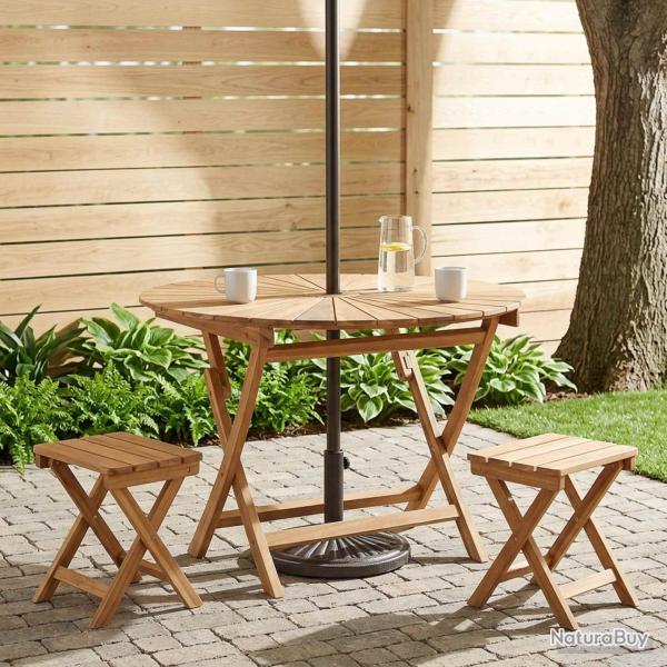Table de pliante Naturel � 110 x 75 cm