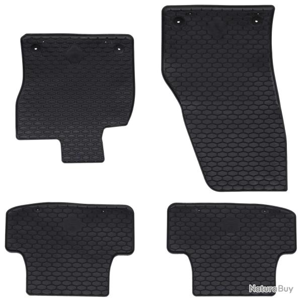 Tapis de voiture 4 pcs Noir Convient pour VW T-ROC 2017-