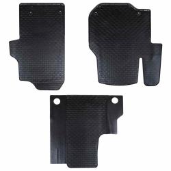 Tapis de voiture 3 pcs Noir adapt&eacute; pour VW CRAFTER 2017-