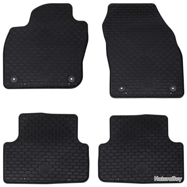 Tapis de voiture 4 pcs Noir Adapt� pour VW T-CROSS 2019-