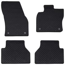 Tapis de voiture 4 pcs Noir Adapt&eacute; pour VW CADDY 2020-