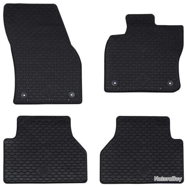 Tapis de voiture 4 pcs Noir Adapt� pour VW CADDY 2020-