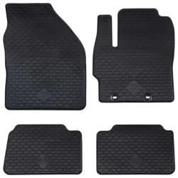 Tapis de voiture 4 pcs Noir Compatible avec Toyota YARIS 2020-