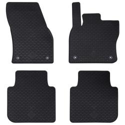 Tapis de voiture 4 pcs Noir adapt&eacute; pour Skoda KODIAQ 2017-2023
