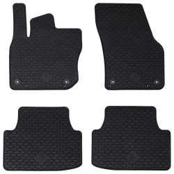 Tapis de voiture 4 pcs Noir convient pour VW TIGUAN TDI 2024-