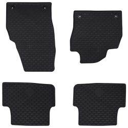 Tapis de voiture 4 pcs Noir compatible avec VW POLO 2021-