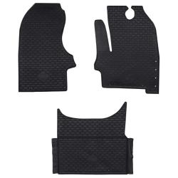 Tapis de voiture 3 pcs Noir adapt&eacute; pour Iveco DAILY 2014-
