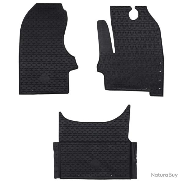 Tapis de voiture 3 pcs Noir adapt� pour Iveco DAILY 2014-