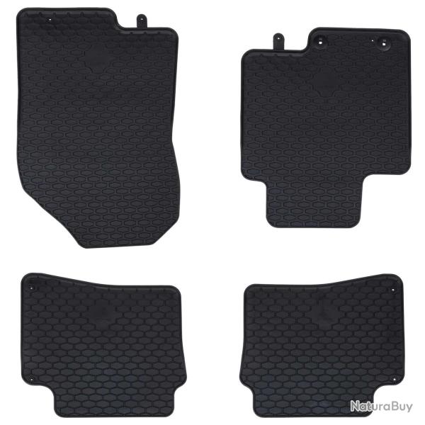 Tapis de voiture 4 pcs Noir suitable pour Hyundai i20 2020-