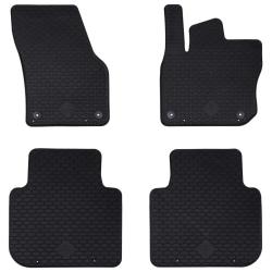 Tapis de voiture 4 pcs Noir Adapt&eacute; pour Skoda KODIAQ TDI 2024-