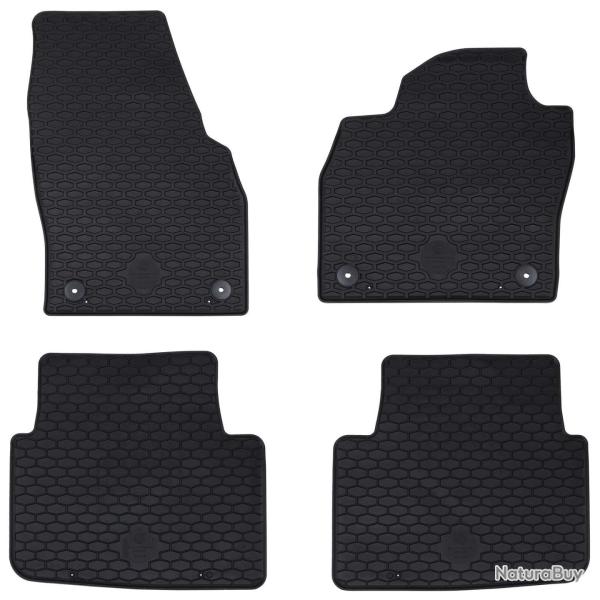 Tapis de voiture 4 pcs Noir adapt� pour KAMIQ 2019- Caoutchouc