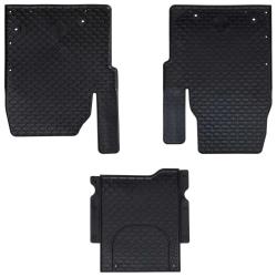 Tapis de voiture 3 pcs Noir Convient pour TRANSIT CUSTOM 2023-