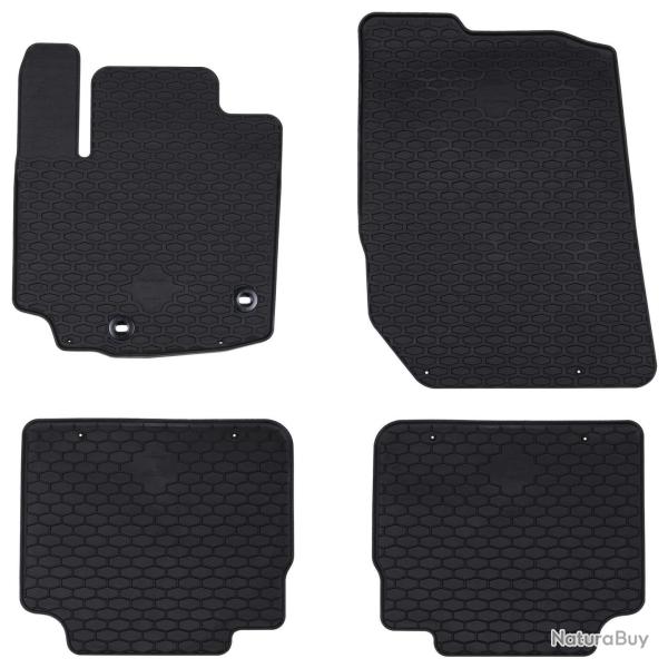 Tapis de voiture 4 pcs Noir Adapt� pour Suzuki S-CROSS 2022-