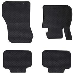 Tapis de voiture 4 pcs Noir adapt&eacute; pour 1er 2017-