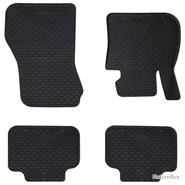 Tapis de voiture 4 pcs Noir adapt� pour 1er 2017-