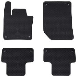 Tapis de voiture 4 pcs Noir adapt&eacute; pour Volvo XC60 2018-
